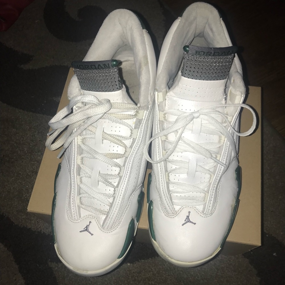 Jordan Pine Green 14’s